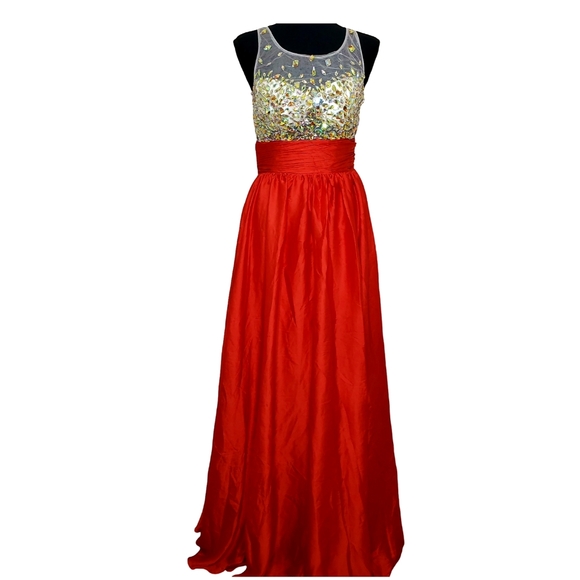 Sparkly Red Women's Dress - Picture 1 of 17